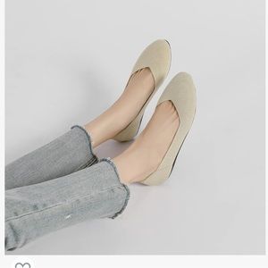 Round Toe Flats for Women Comfortable, Knit Ballet Flat Shoes - Like Rothy’s